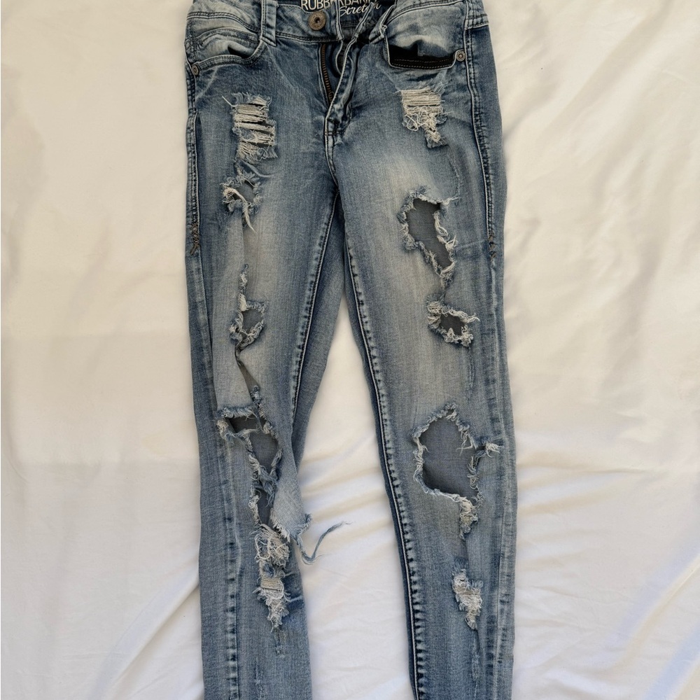 Ripped Blue Jeans